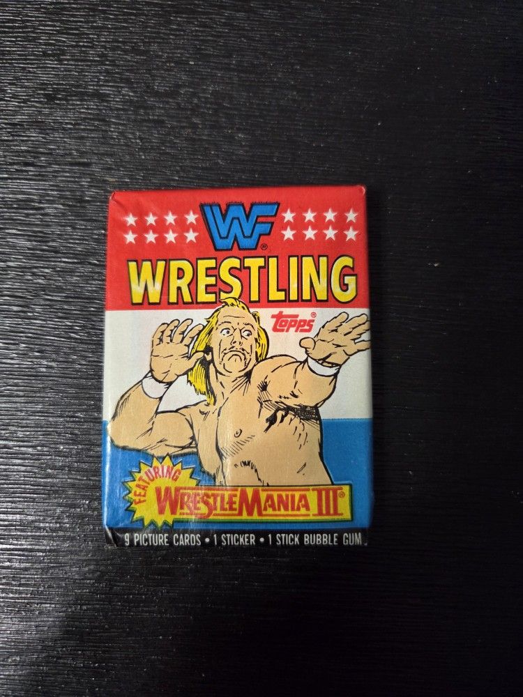1987 Wwf Wrestlemania Cards Pack
