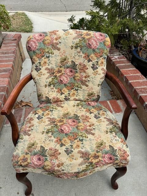 Floral Armchair