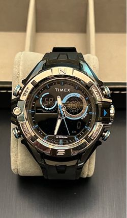 Timex Analog Digital Watch WR50M Indiglo