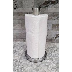 Polder Stainless Steel Single Tear Kitchen Paper Towel Holder

