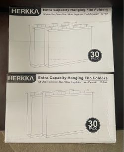 Boxes of Hanging File Folders