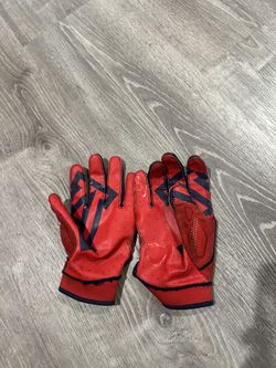 UofA gloves football gloves ( Worn by safety Genesis Smith)