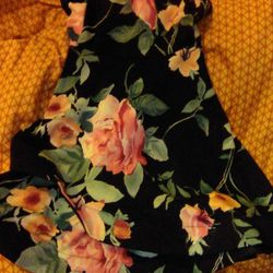 Little Black Dress, Floral Print