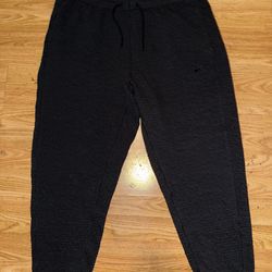 Nike Yoga Dri-FIT Textured Sweatpants Joggers Black DV9885-010 Men's Size XL NWT.