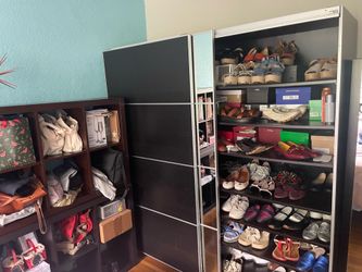 IKEA wardrobe closet.