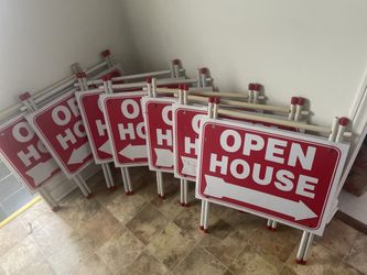 7 - A Frame Open House Signs