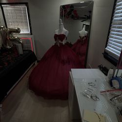 red quince dress