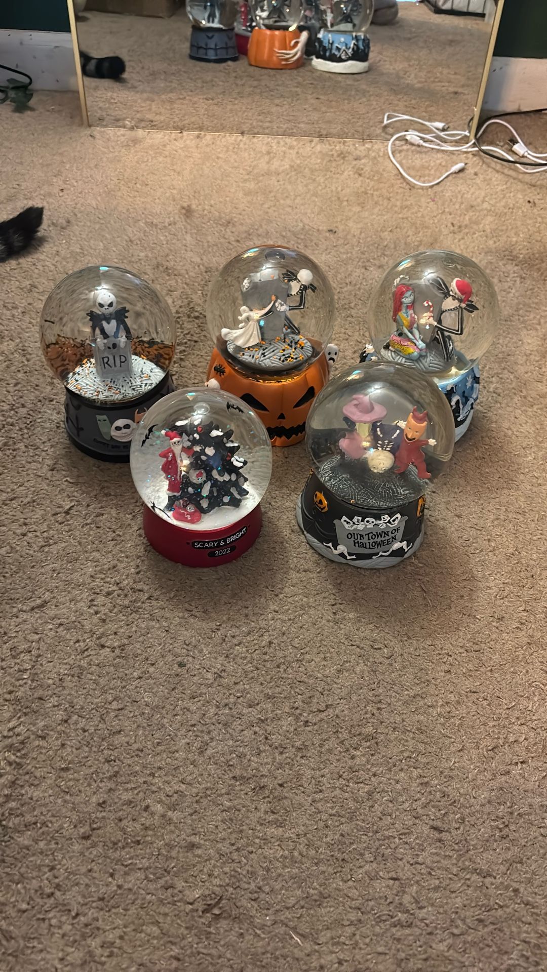 Nightmare Before Christmas Snow Globes