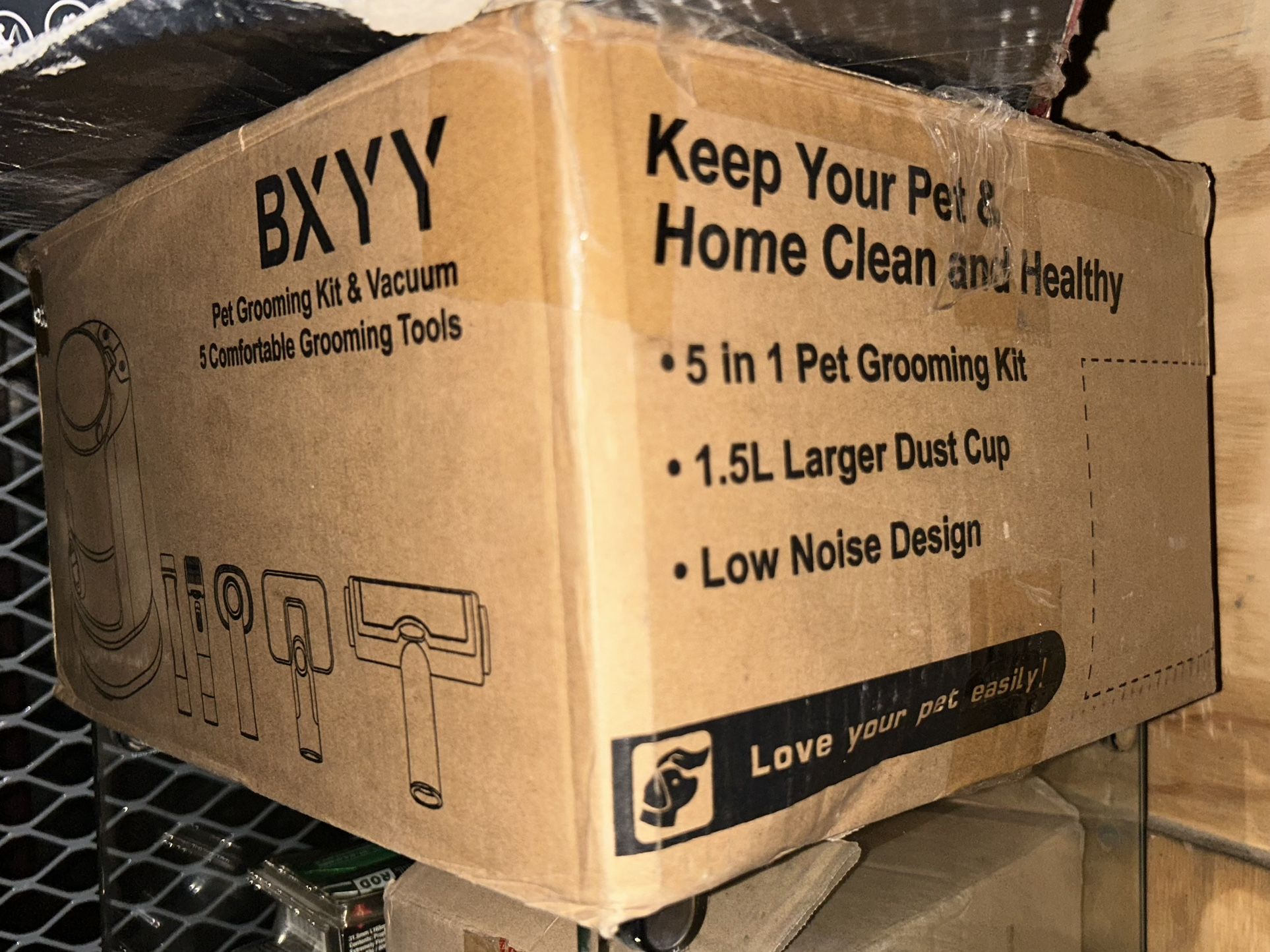 BXYY Pet Grooming Kit & Vacuum