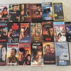 19 VHS Tape Lot