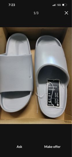 Nike calm slide color grey