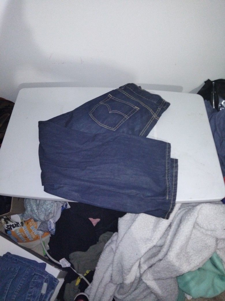 Levi's 514 Straight Dark Blue 12 Husky W32" X L27"W81 cm