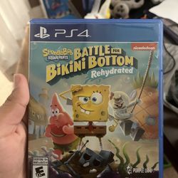 SpongeBob Battle For Bikini Bottom Rehydrated For PS4