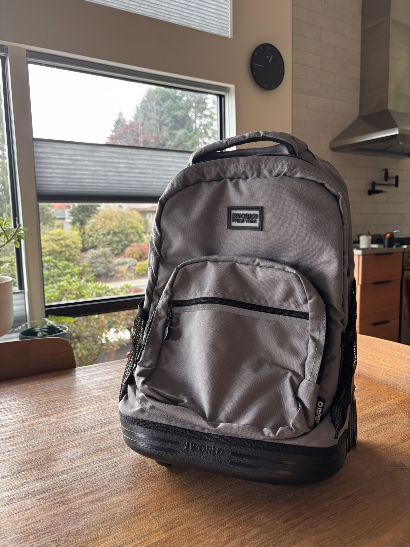 J World New York Rolling Backpack
