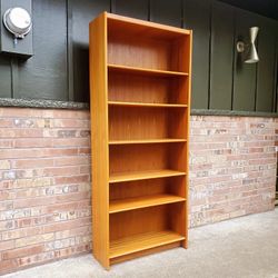 Mid Century Danish Modern Teak Bookshelf Bookcase Vintage 