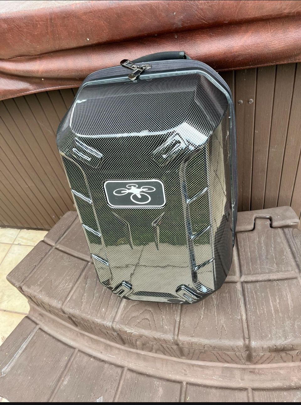 DJI PHANTOM Carbon Fiber HARD SHELL Back Pack Case… In