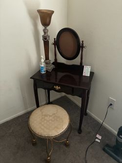Vintage Vanity Stool / Accent Stool