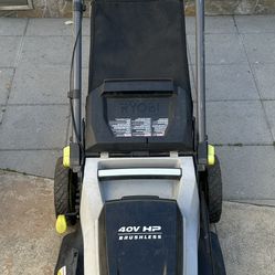 Ryobi 40V Lawn Mower Works Perfect - Hardly Used 