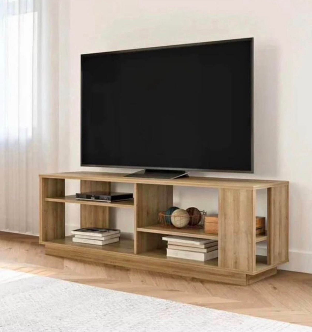 TV Stand for TVs up to 60", Natural