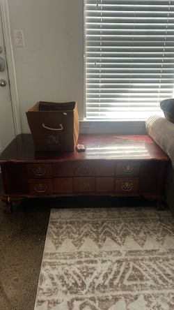 Vintage Wooden TV Stand / Coffee Table