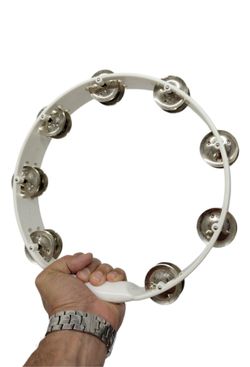 Latin Percussion LPA192 Aspire 10 Inch Tambourine White and other instruments