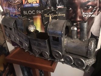 Metal decorative train home decor