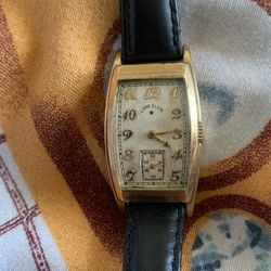 1950s Lord Elgin 14 karat gold plated needs cleaning
