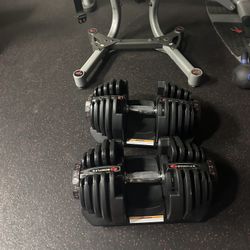 Bowflex Adjustable Dumbells 