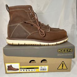 KEEN Men Boots Utility 6" San Jose Size 13D Aluminum Toe NEW