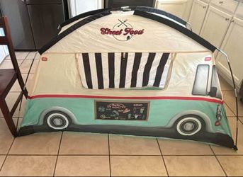 Two Kiddie Ice Cream Tent, Sleeping Bag & Chair