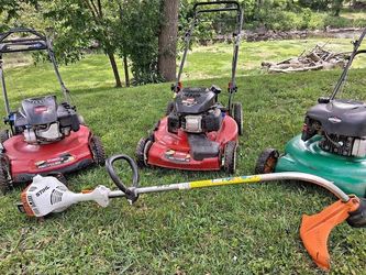 I buy and sell lawn mowers, small engines, and outerboards