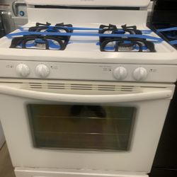 Frigidaire Used 4 Burners White Gas Stove Working Perfectly 4 Months Warranty 