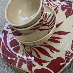 Leaf Plates Set