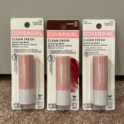 3 Cover Girl lip balm