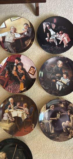 Norman Rockwell collector plates