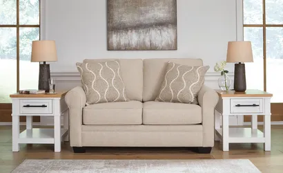 Large Beige Loveseat Couch Just $399