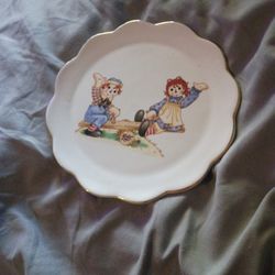 Raggedy Ann And Andy Collector Plate 