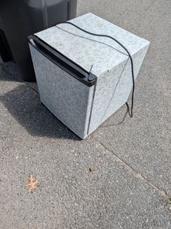 Small dorm room fridge
