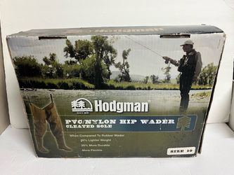 Hodgman PVC/Nylon Hip Wader Cleated Sole (NEW)
