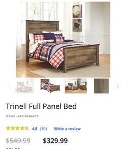 Wood frame bed assortment pieces