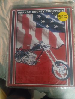 Orange County Choppers Metal Sign