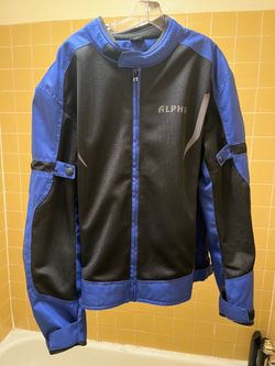 XL Alpha protective cycle gear motorcycle jacket
