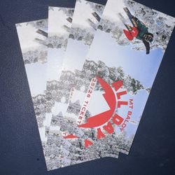 Mt Baldy all day lift ticket