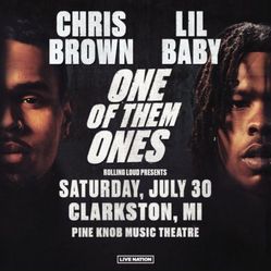 Chris Brown Lil Baby Ticket For Sell 