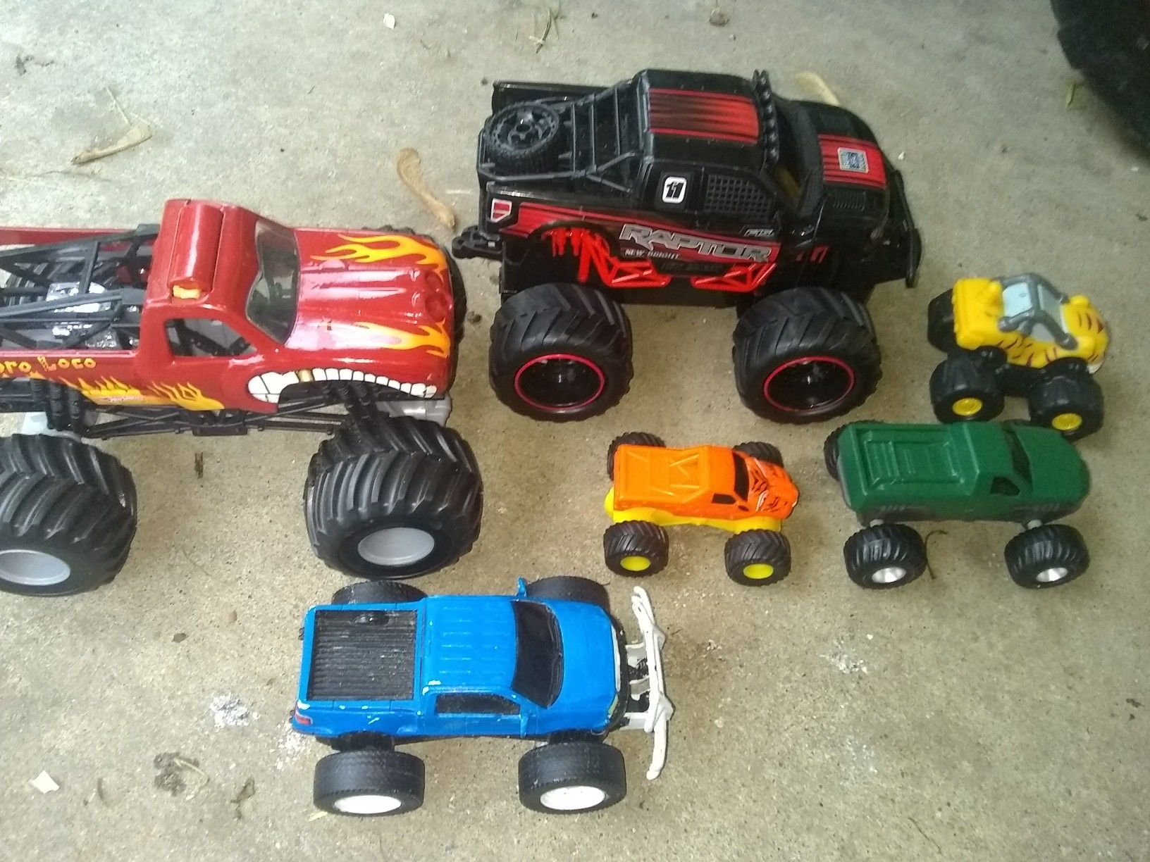 Different misc monster trucks!