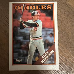 1988 Topps MISPRINT Cal Ripken Baltimore Orioles #650 Baseball Card