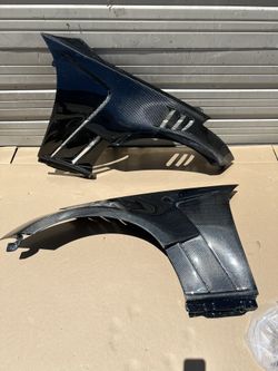 Brand New 2003 - 2008 Nissan 350Z Z33 Carbon Creations AMS GT3 Front Fenders - 2 Piece - Part # 116324 Bumper Body Kit