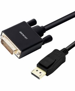 DisplayPort to DVI Adapter, Converter Cord 6 Feet