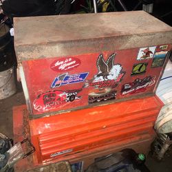Vintage snap on toolbox