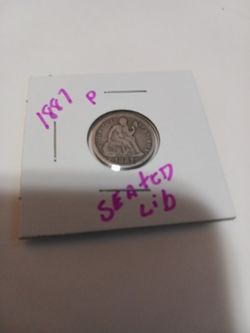 1887 Seated Liberty Dime